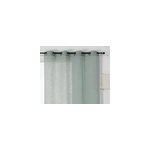 Voilage v�ronica l. 140 x h. 240 cm vert sauge