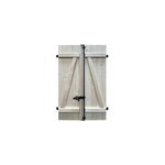 Volet battant bois naturel fortia - l. 120 x h. 155 cm - 2 vantaux Volet battant bois naturel fortia - l. 120 x h. 155 cm - 2 vantaux