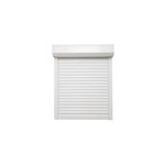 Volet roulant aluminium blanc - ouverture manuelle par sangle - protecta - l. 120 x h. 135 cm
