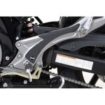 Adhsif anti - frottement r&g racing platine repose - pieds noir 2 pices suzuki gladius sfv 650