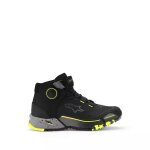 Baskets alpinestars cr - x drystar riding noir gris fonc jaune fluo