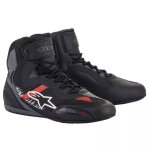 Baskets alpinestars faster 3 rideknit noir gris rouge Baskets alpinestars faster 3 rideknit noir gris rouge
