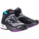 Baskets femme alpinestars cr - x women's drystar noir gris violet Baskets femme alpinestars cr - x women's drystar noir gris violet
