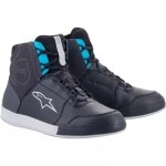 Baskets femme alpinestars drystar chromées noir asphalte turquoise Baskets femme alpinestars drystar chromées noir asphalte turquoise