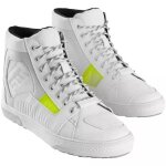 Baskets furygan sacramento d3o blanc gris jaune fluo