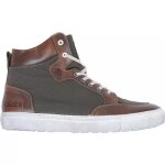 Baskets helstons kobe armalith kaki marron