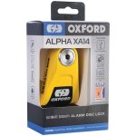 Bloque disque alarme sra oxford alpha xa14 diamtre 14mm inox noir jaune 1068387