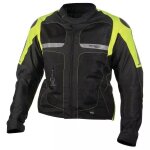 Blouson airbag helite vented hi - vis noir jaune fluo Blouson airbag helite vented hi - vis noir jaune fluo