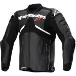 Blouson alpinestars atem v5 cuir noir blanc