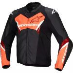 Blouson alpinestars faster v3 noir rouge fluo