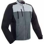 Blouson bering crosser gris noir