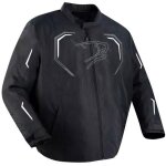 Blouson bering dundy king size noir blanc