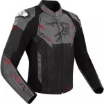 Blouson bering snap noir gris