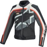 Blouson femme alpinestars idles off blanc rouge flame noir Blouson femme alpinestars idles off blanc rouge flame noir
