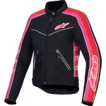 Blouson femme alpinestars stella t - dyno wr noir rouge fuchsia Blouson femme alpinestars stella t - dyno wr noir rouge fuchsia