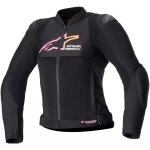 Blouson femme alpinestars stella smx air noir jaune rose