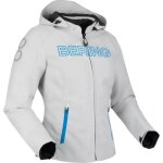 Blouson femme bering lady warwick grande taille gris clair bleu