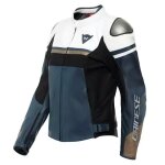 Blouson femme dainese lady rapida bleu blanc