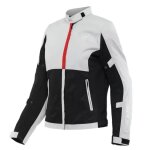 Blouson femme dainese risoluta air tex lady gris blanc rouge noir