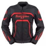 Blouson femme furygan lady mystic evo vented noir rouge
