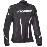 Blouson femme ixon lady striker noir blanc