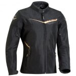 Blouson femme ixon slash grande taille lady noir or