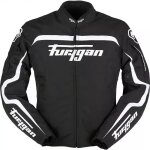 Blouson furygan diablo noir blanc