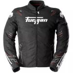 Blouson furygan neon noir blanc rouge