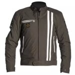 Blouson helstons cobra kaki blanc