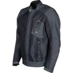 Blouson helstons colt air denim bleu