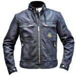 Blouson helstons genesis mesh bleu