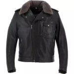 Blouson helstons perco buffalo noir