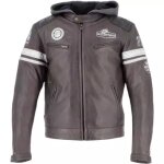 Blouson helstons riposte marron
