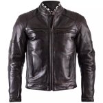 Blouson helstons trust dirty marron