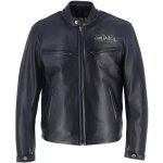Blouson helstons von dutch basic cuir rag noir