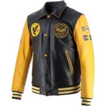Blouson helstons von dutch brooklyn wash noir jaune Blouson helstons von dutch brooklyn wash noir jaune