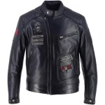 Blouson helstons von dutch coliseum cuir rag noir