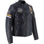 Blouson helstons von dutch race now wash noir blanc jaune Blouson helstons von dutch race now wash noir blanc jaune