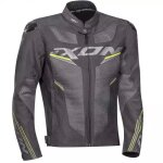 Blouson ixon draco anthracite gris jaune vif