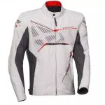 Blouson ixon slash light gris anthracite rouge