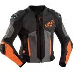 Blouson ixon vendetta evo noir anthracite orange