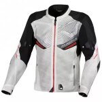 Blouson macna foxter gris rouge