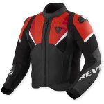 Blouson rev'it automate noir neon rouge