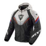 Blouson rev'it quantum 3 h2o noir gris clair Blouson rev'it quantum 3 h2o noir gris clair