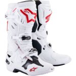 Bottes alpinestars tech 10 supervented blanc rouge Bottes alpinestars tech 10 supervented blanc rouge