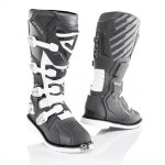 Bottes cross acerbis x - race gris blanc