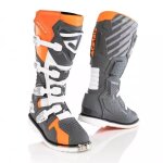 Bottes cross acerbis x - race gris orange