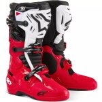 Bottes cross alpinestars tech 10 rouge noir blanc brillant