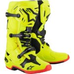 Bottes cross alpinestars tech 10 ultraviolet jaune fluo Bottes cross alpinestars tech 10 ultraviolet jaune fluo