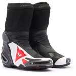 Bottes dainese axial 2 air noir blanc lava rouge